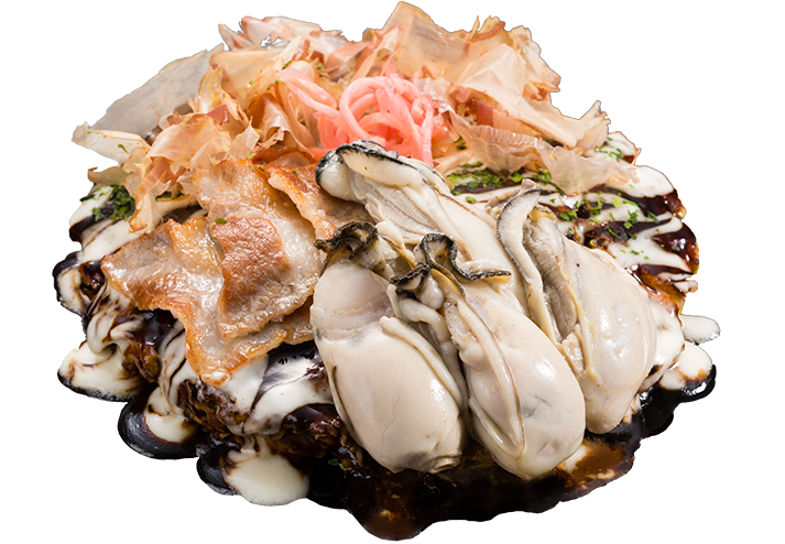 関西風牡蠣お好み焼き