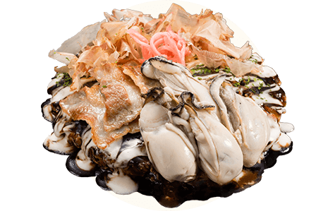 関西風牡蠣お好み焼