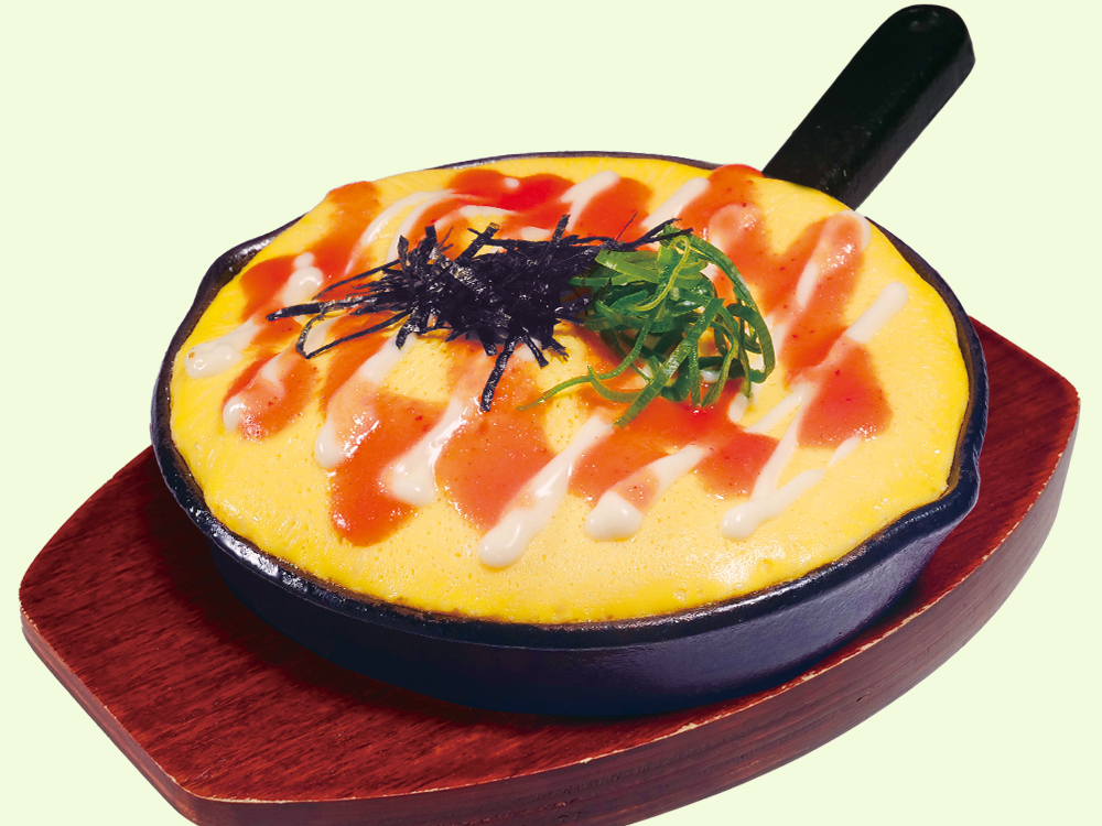 福太郎×お好み焼きのどんどん亭 コラボメニュー　あご出汁とバター香るふわたま明太