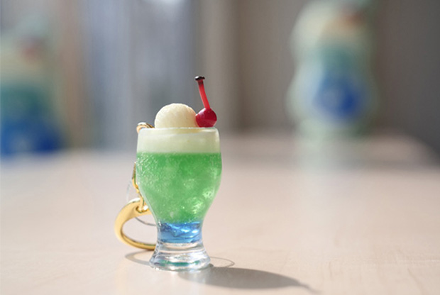 ミルクックトロピカルフラッペミニチュアキーホルダー