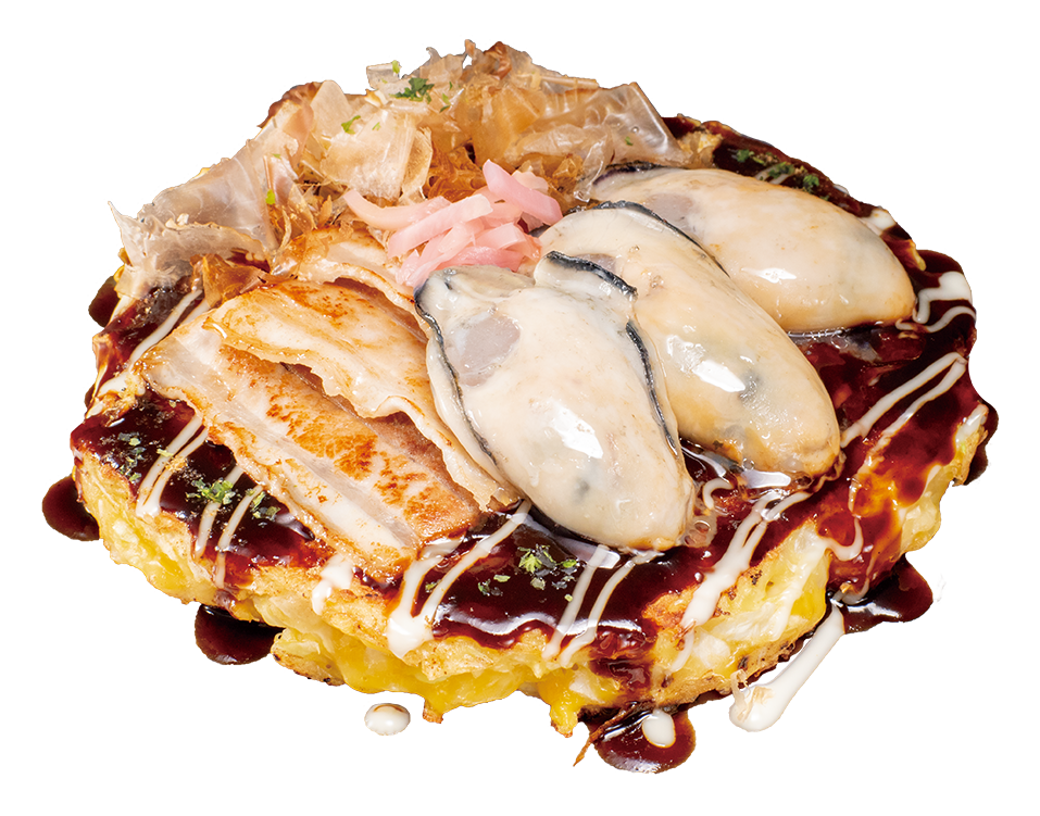関西風牡蠣お好み焼き