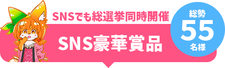 SNS豪華賞品