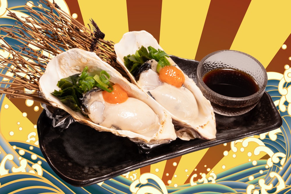 牡蠣の冷製ポン酢