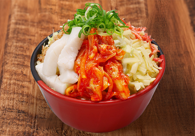 イカキムチーズもんじゃ